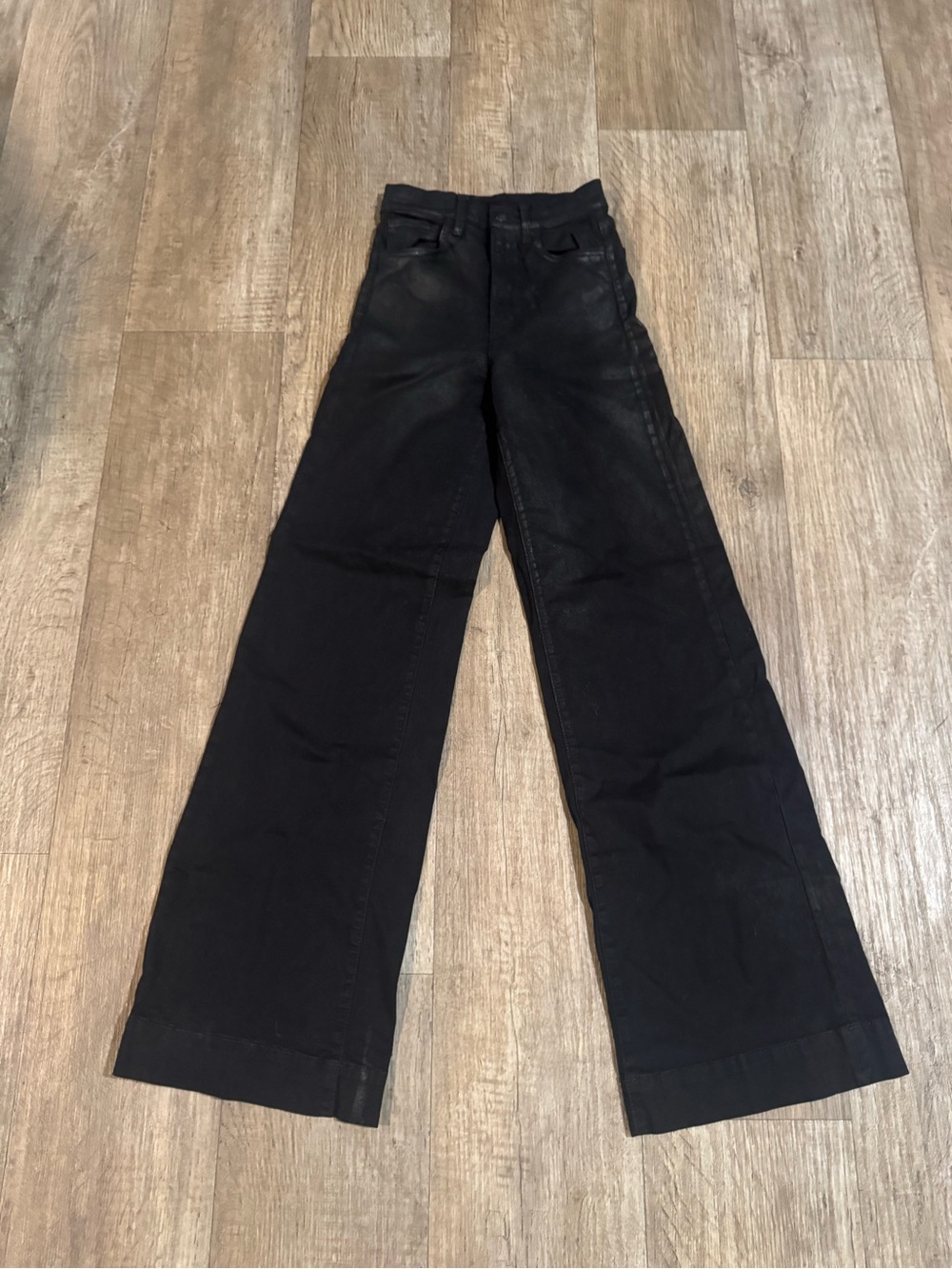 Joe's Jeans Black Wide-Leg Flare Jeans
